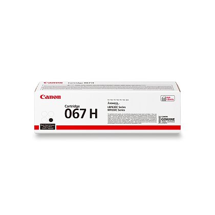 Obrázek produktu Canon - toner 067H BK, black (černý) pro laserové tiskárny