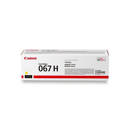 Obrázek produktu Canon - toner 067H Y, yellow (žlutý) pro laserové tiskárny