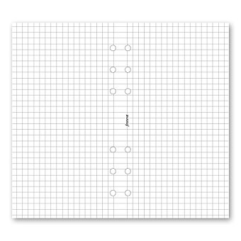 Obrázek produktu Poznámkový papír, čtverečkovaný, bílý - náplň osobních diářů Filofax