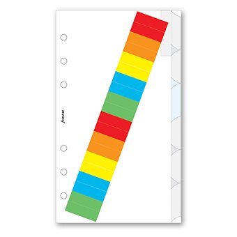 Obrázek produktu Krajové výřezy, barevné - náplň osobních diářů Filofax