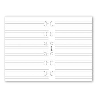 Obrázek produktu Poznámkový papír, linkovaný, bílý, 100 ks - náplň kapesních diářů Filofax