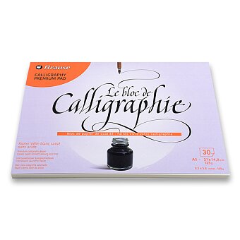 Obrázek produktu Blok Clairefontaine Calligraphy Pad - A5, 30 listů, 125 g
