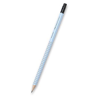 Obrázek produktu Grafitová tužka Faber-Castell Grip 2001 s pryží - tvrdost B, sky blue