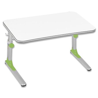 Obrázek produktu Rostoucí dětský stůl Mayer Junior 32W1 13 - bílá deska se zelenými doplňky