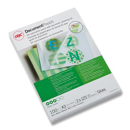 Obrázek produktu GBC - laminovací kapsy - A3, 125 mic, 100 ks