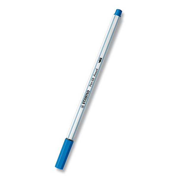 Fix Stabilo Pen 68 Brush tmavě modrá