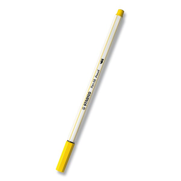 Fix Stabilo Pen 68 Brush žlutá