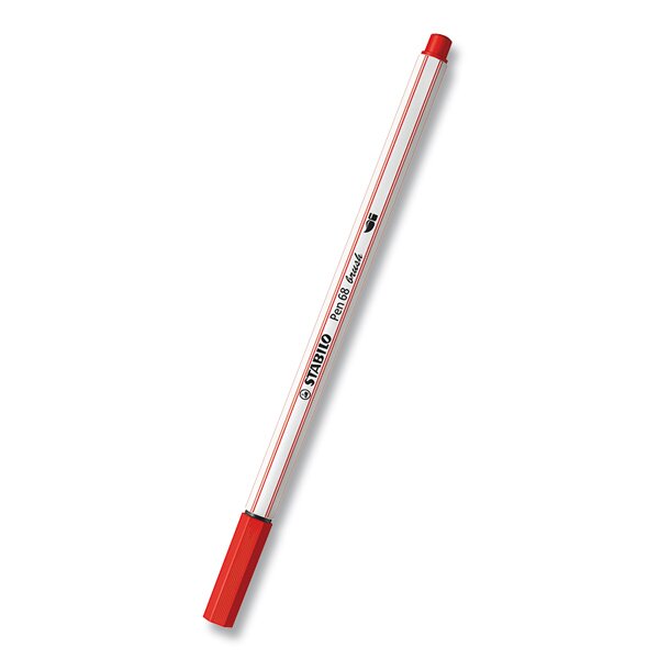 Fix Stabilo Pen 68 Brush karmínová červená