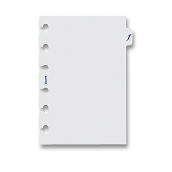 Obrázek produktu Transparentní list s výřezem - náplň kapesních diářů Filofax