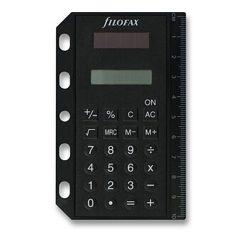 Obrázek produktu Kalkulačka/pravítko - náplň kapesních a mini diářů Filofax