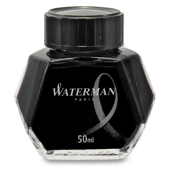 Lahvičkový inkoust Waterman černý