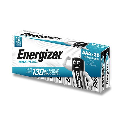 Obrázek produktu Energizer MAX Plus Professional – alkalická baterie - AAA, 20 ks
