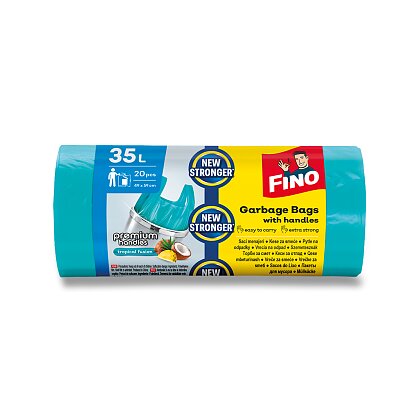 Obrázek produktu Fino Premium Aromatic - pytle na odpadky - s uchy, 35 l, 490 x 590 mm, 20 ks