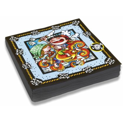 Obrázok produktu Piraaates! - papierové obrúsky - 33×33 cm, 20 ks