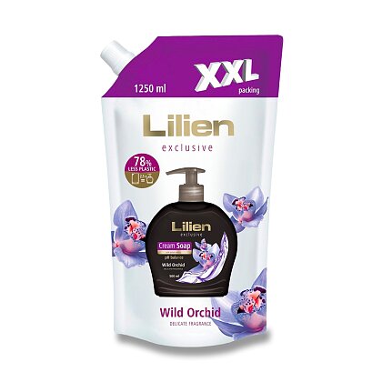 Obrázek produktu Lilien - tekuté mýdlo - Wild Orchid, náhradní náplň, 1,25 l