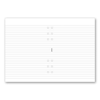 Obrázek produktu Poznámkový blok, linajkový - náplň A5 k diárom Filofax
