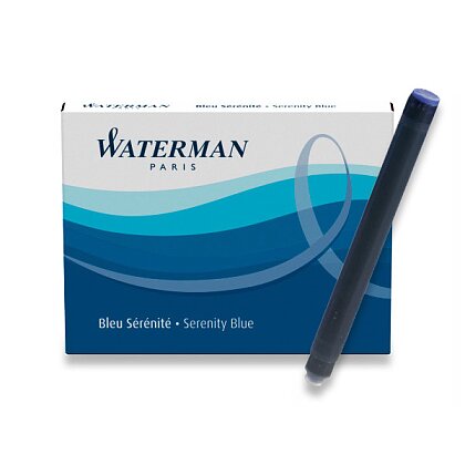 Obrázek produktu Waterman - inkoustové standardní bombičky - tmavě modré omyvatelné, 8 ks
