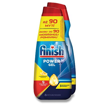 Obrázek produktu Finish Power Gel - gel do myčky nádobí - 2 x 900 ml