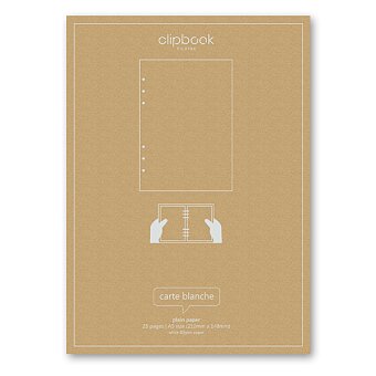 Obrázek produktu Čistý papier - náplň blokov A5 Filofax Clipbook