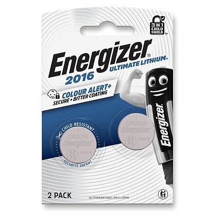 Obrázek produktu Energizer - lithiová baterie - CR2016, 2 ks