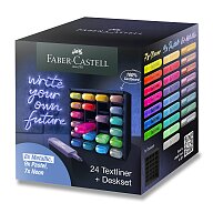 Faber-Castell Textliner 46 - zvýrazňovač - 24 ks, stolná súprava