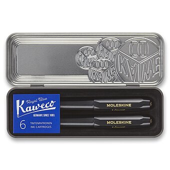 Obrázek produktu Moleskine Kaweco - Sada kuličková tužka a plnicí pero, černá