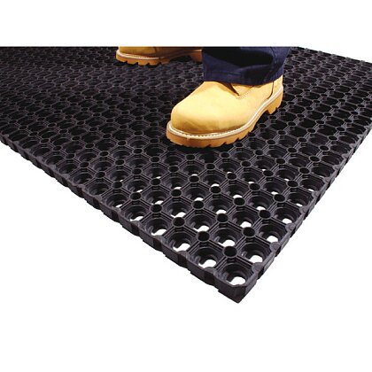 Obrázek produktu Coba Ringmat Honeycomb - gumová rohož - 0,6 × 0,8 m