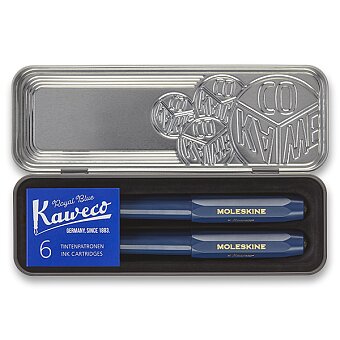 Obrázek produktu Moleskine Kaweco - Súprava guľôčkové pero a plniace pero, modrá