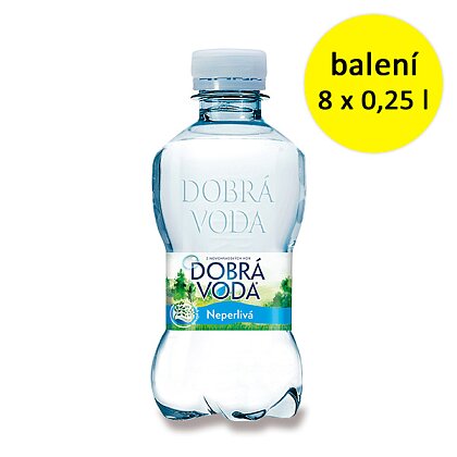 Obrázek produktu Dobrá voda - neperlivá voda - 8 × 0,25 l