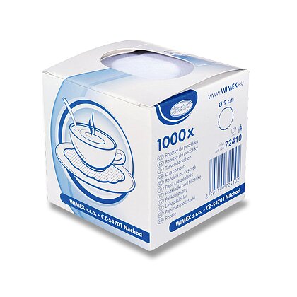 Obrázok produktu Papierové rozetky pod šálku - priemer 9 cm, 1 000 ks