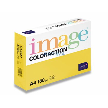Obrázek produktu Image Coloraction - barevný papír - sytá žlutá, 250 listů