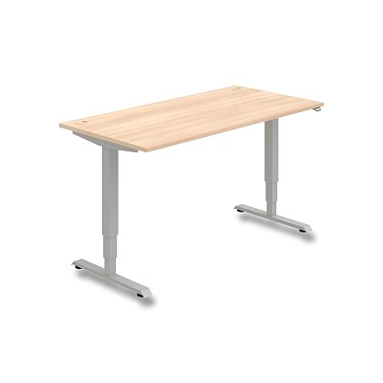 Obrázek produktu Hobis Motion Run MSR 3 1600 - výškově nastavitelný stůl - šířka 160 cm x 80 cm, akát / šedý, standardní ovladač