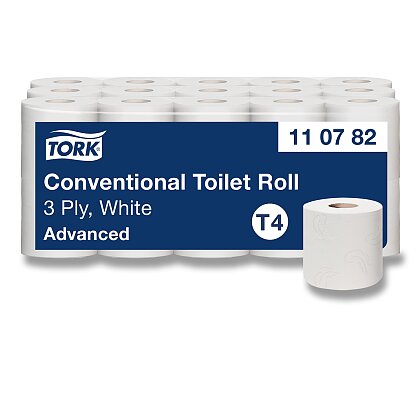 Product image Tork Premium T4 - toilet paper - 3-ply, 250 fragments, length 12.5 m, 30 pieces