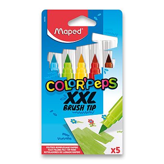 Obrázek produktu Fixy Maped Color’Peps XXL Brush - 5 barev