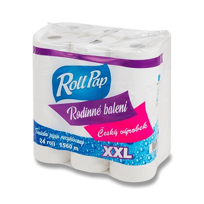 Obrázok produktu RollPap XXL - toaletný papier - 2-vrstvový, návin 65 m, 24 ks
