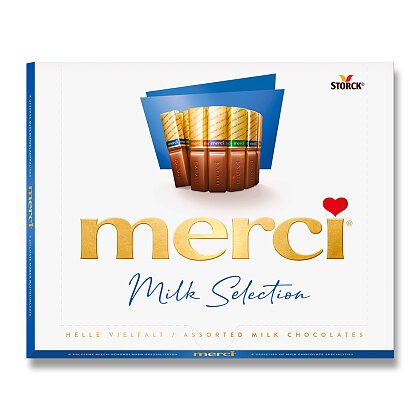 Obrázek produktu Merci - čokoládové tyčinky - 250 g, mléčné