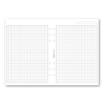 Obrázek produktu Poznámkový papír, čtverečkovaný - náplň A5 k diářům Filofax
