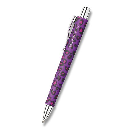 Product image Faber-Castell Poly Ball XB Leopard Editon - kuličkové pero - fialové