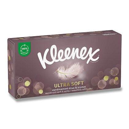 Obrázek produktu Kleenex Ultra Soft - papírové kapesníčky - 3vrstvé, 64 ks