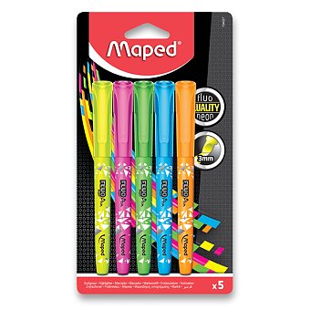 Obrázek produktu Zvýrazňovač Maped Fluo Peps Pen - sada 5 barev