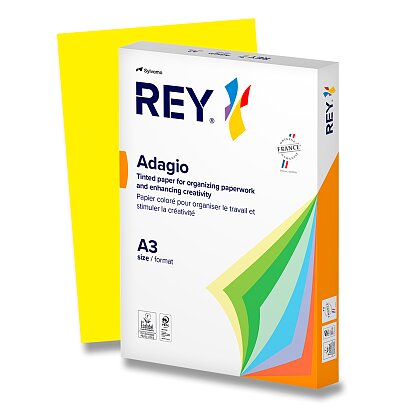 Obrázek produktu Rey Adagio - barevný papír - A3, tmavě žlutý