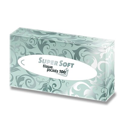 Obrázok produktu Super Soft - papierové vreckovky - 2vrstvové, 100 ks