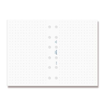 Obrázek produktu Poznámkový papír, tečkovaný, bílý, 30 listů - náplň kapesních diářů Filofax
