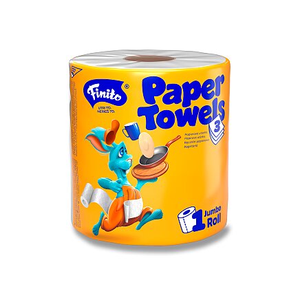 Obrázok produktu Finito - papierové kuchynské utierky - 3-vrstvové, 420 útržkov