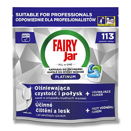 Obrázek produktu Jar Profi Platinum - kapsle do myčky - 113 kapslí