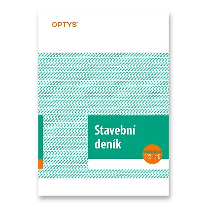 Product image Optys - building log - A4, NCR numbered, 128 sheets