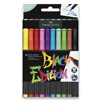 Obrázek produktu Fixy Faber-Castell Black Edition Brush - 10 barev