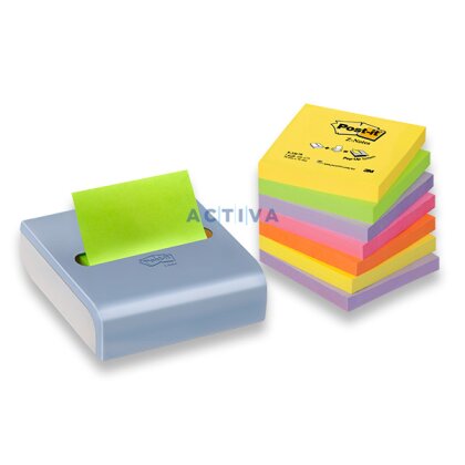 Obrázok produktu 3M Post-it CRV-8P - zásobník na "Z" bločky + 8 bločkov