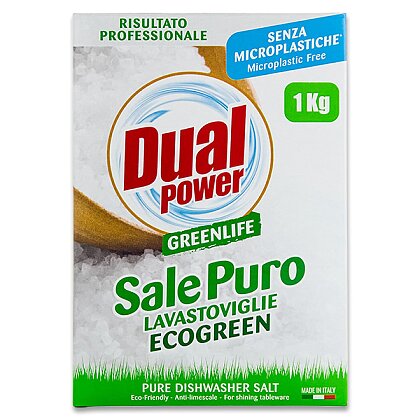 Obrázek produktu Dual Power Greenlife  - sůl do myčky nádobí - 1000 g