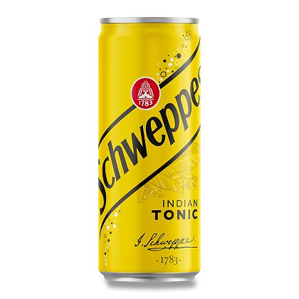 Obrázek produktu Schweppes Tonic - tonicový nápoj - Tonic, plech 0,33 l